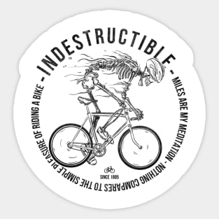 Cycling Indestructible Sticker